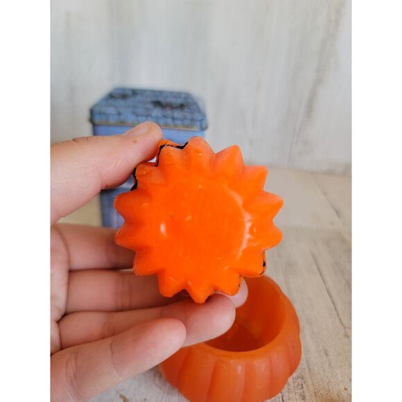 Vintage Halloween Mini candle haunted house pumpkin set - Picture 12 of 12